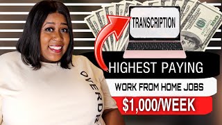 Top 6 HIGHEST PAYING Work From Home Remote Jobs Always Hiring WORLDWIDE