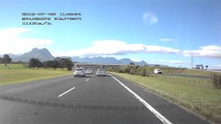 preview picture of video 'Bad Driving - N2 near Firgrove off-ramp, Cape Town'