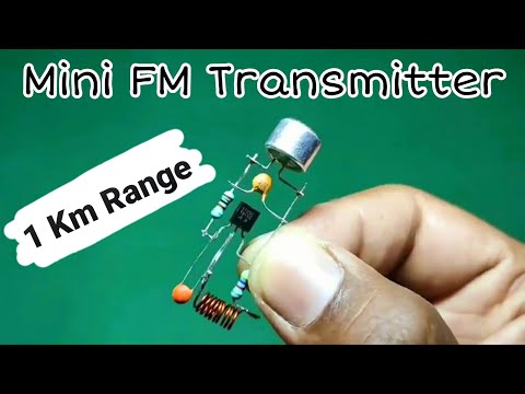 How to make 1km radio transmitter using transistor | Long Range FM Transmitter Circuit | mini FM |