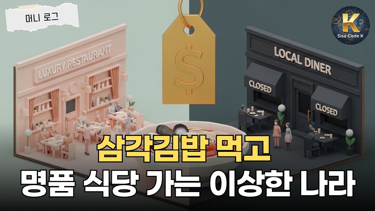 삼각김밥 먹고 명품 식당 예약하는 이상한 나라