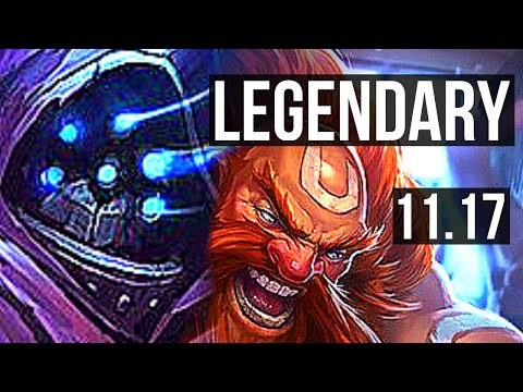 JAX vs GRAGAS (TOP) | 2.4M mastery, Legendary, 1700+ games, 15/2/6 | KR Challenger | v11.17