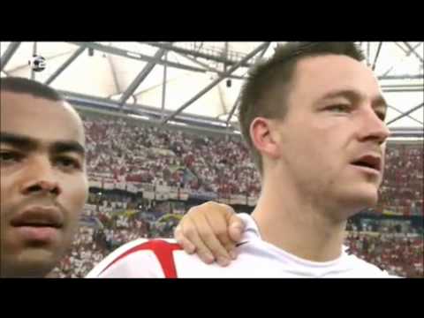 England National Anthem (God Save The Queen) - Beckham, Terry, Gerrard, Lampard, ..