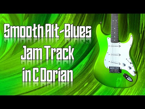 Smooth Alt-Blues Jam Track in C Dorian 🎸 Guitar Backing Track