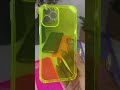 FUNDA TRANSPARENTE COLOR IPHONE XR