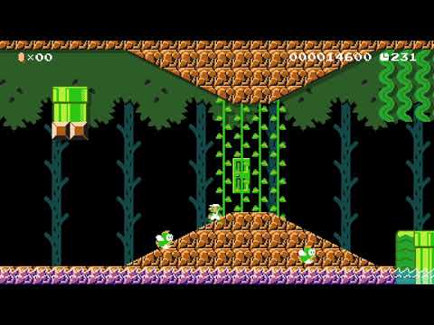 線一色 / All Green by アカギ - Super Mario Maker 2 - No Commentary 1ca