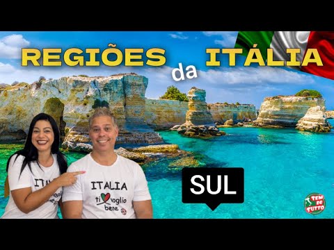 REGIÕES DA ITÁLIA 🇮🇹    A REGIÃO SUL