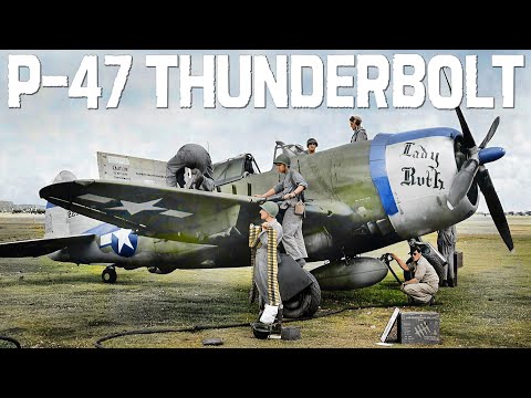 P-47 Thunderbolt | The Mighty Aircraft That Helped Win WWII Nicknamed "The Jug"