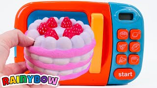 Toy Kitchen Cooking & Learning Video | Create Pretend Dishes with Toy Fruit