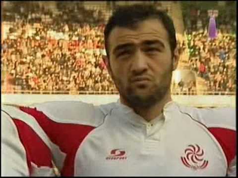 Amazing National Anthem of Georgia  Rugby