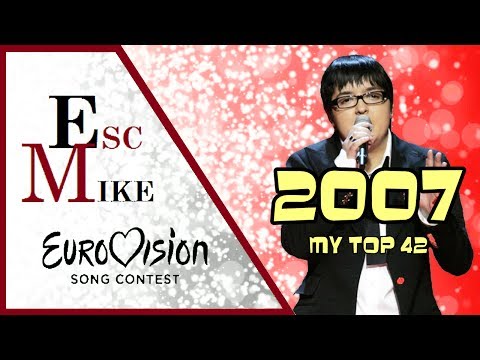 Eurovision 2007 - My Top 42 [With Rating]