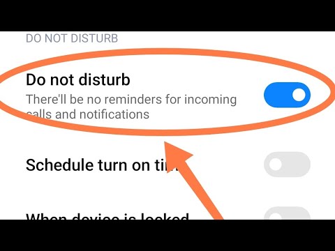 redmi 7 disable do not disable/how to disable do not disturb in redmi 7