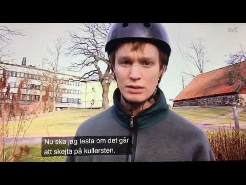 Benjamin testar skateboard | Morgonsoffan