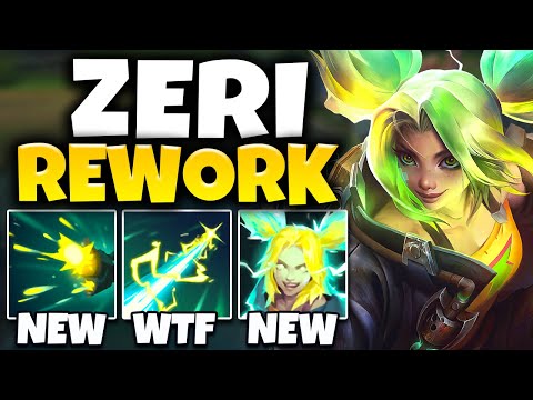 Zeri Rework makes her an AD Assassin with a AoE One-Shot (HUGE CHANGES)