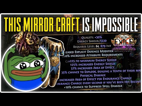 MIRROR CRAFTING THE IMPOSSIBLE AOE EXPLODE TWILIGHT REGALIA - Path of Exile 3.27