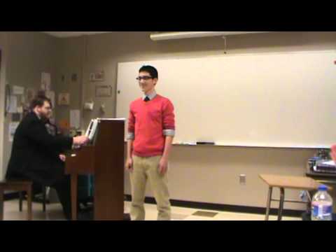 2013 MO District Vocal Competition - Gabriel Unruh - Solo