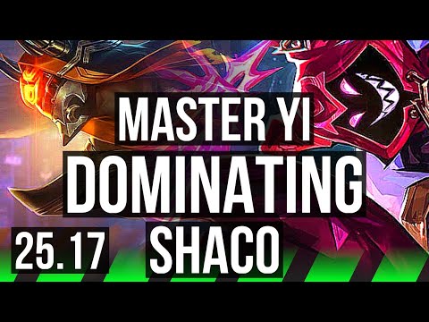 MASTER YI vs SHACO (JGL) | 14/4/15, Dominating | EUW Master | 25.17