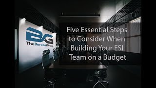 Five Essential Steps to Consider When Building Your ESI Team on a Budget (for small law firms)
