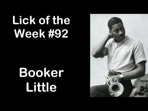 Lick of the Week #92 (Booker Little Minor ii V i Lick)