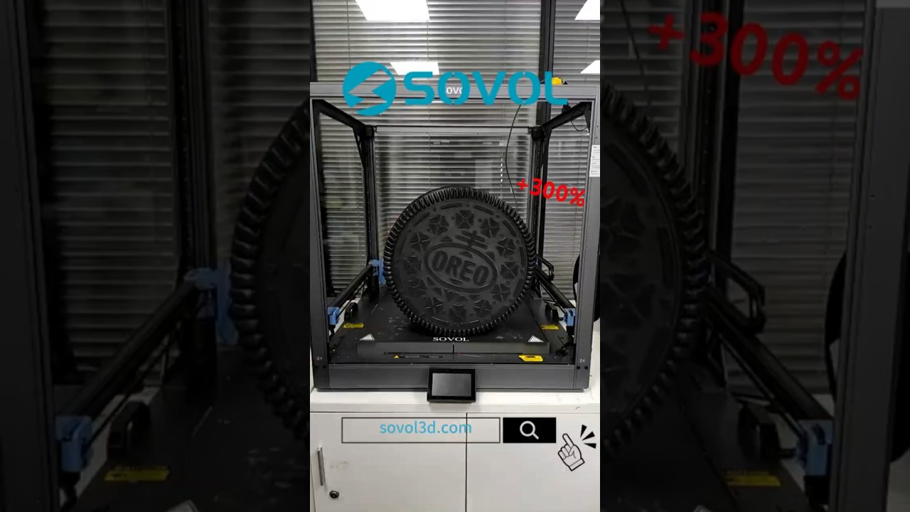 Giant 3D Printed Oreo Cookie