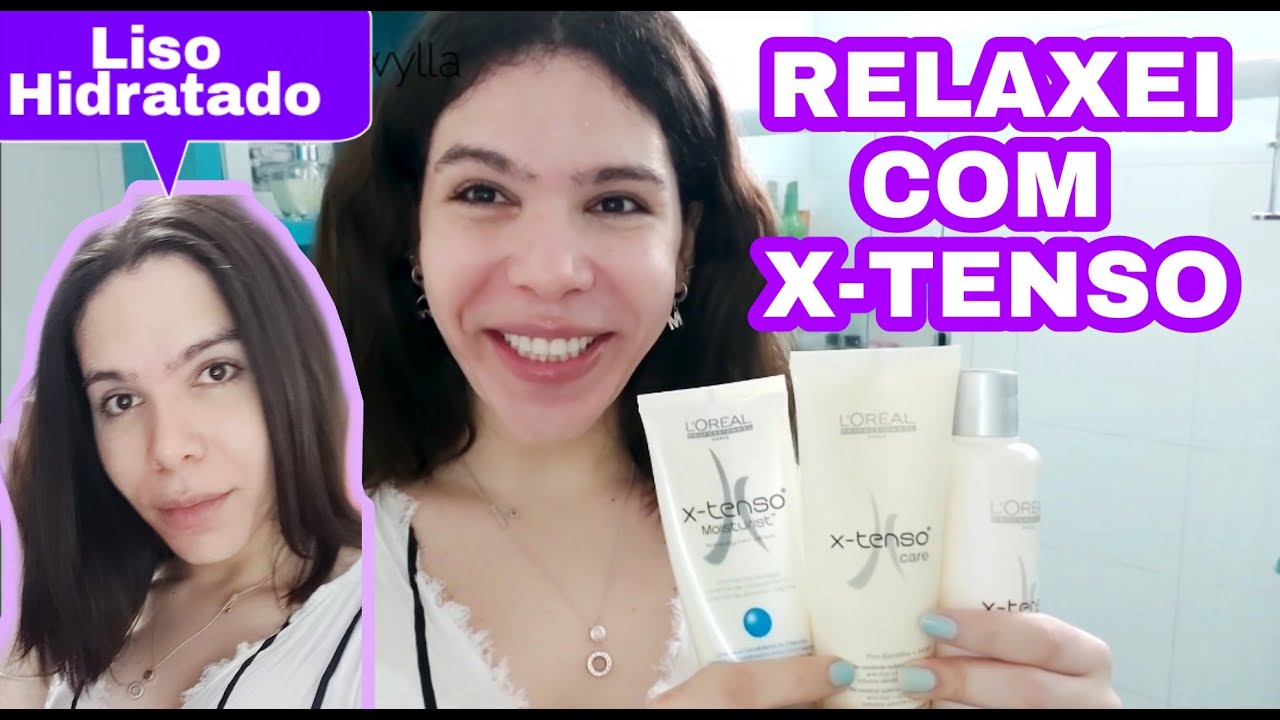 Tratei o volume do meu cabelo com X-tenso loreal. Veja o passo a passo e o resultado! Davinna Wylla