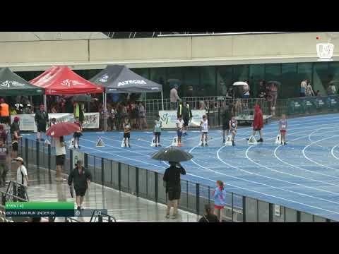 Boys Under 9 100m H7 - 2020 State Combined Events Championships // LAVicTV