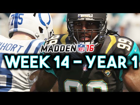 Madden 16 Jaguars Connected Franchise Year 1 - Week 14 vs Colts (Ep.14)