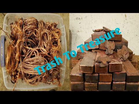 Melting 10 Pounds of Copper Wire!