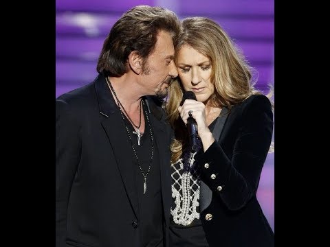 JOHNNY  HALLYDAY duo celine dion   l'amour peut prendre froid  clip dan sadydan