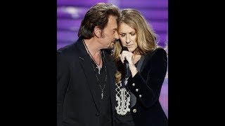 JOHNNY  HALLYDAY duo celine dion   l'amour peut prendre froid  clip dan sadydan