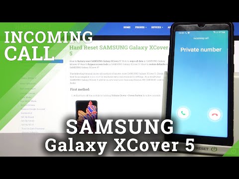 How to Check Incoming Calls in SAMSUNG Galaxy XCover 5 – Answer Call