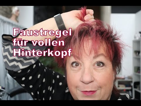 Volume at the back of the head | Easy DIY haircut, even for beginners | Hair tinting