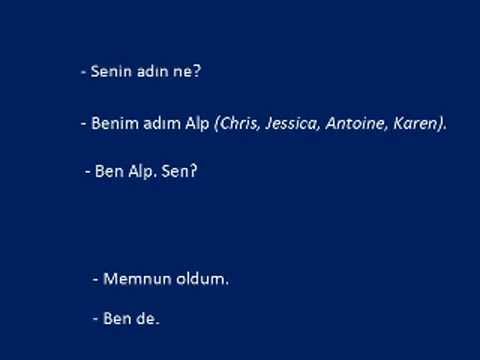 Online Turkish Lessons - Lesson # 2