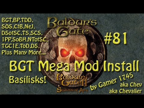 Let's Play Baldur's Gate Trilogy Mega Mod Part 81 - Basilisks!