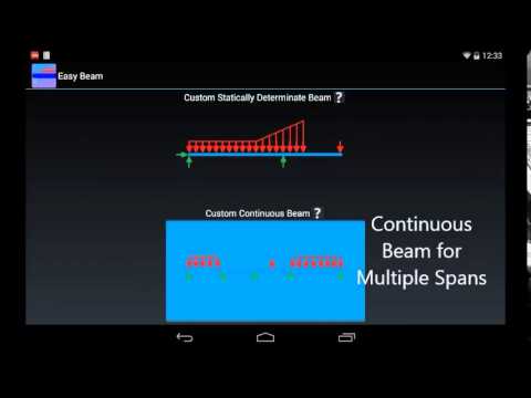 Easy Beam Analysis video