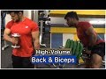 High-Volume Back & Biceps Workout For Mass | PSFITNESS