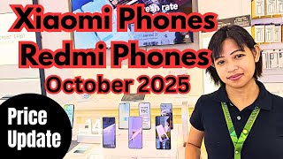XIAOMI Price List for October 2025 Deals | Xiaomi 15 Redmi Note 13 Redmi  Note 14