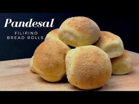 PANDESAL or FILIPINO BREAD ROLLS | No Knead Pandesal