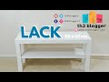 IKEA LACK TV bench assembly instructions very detailed