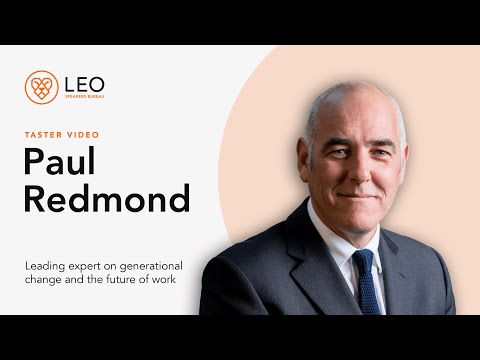 Paul Redmond Keynote Speaker Presentation | LEO Speakers Bureau