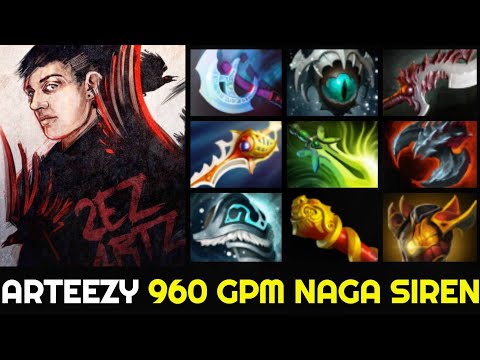 ARTEEZY Super Fast Farm with 960 GPM Naga Siren 7.27 Dota 2