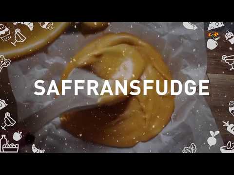 Krämig saffransfudge