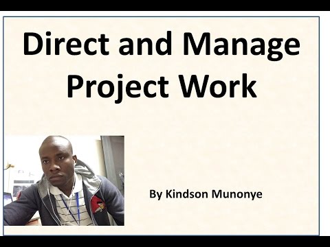 3 Project Integration Management   Direct and Manage Project Work Video