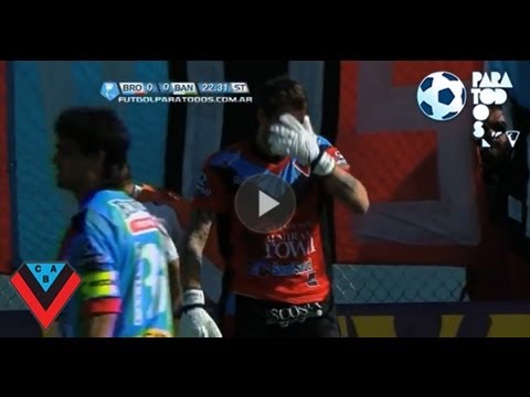 Buena tapada de Giordano. Brown 0 Banfield 0. Fecha 11. Torneo Primera B Nacional. Fútbol Para Todos