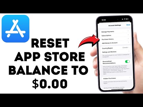 How to Reset App Store Balance to $0.00 on iPhone!