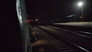 preview picture of video '#Varanasi- #Lucknow #Intercity #Express reaching #Badshahpur station at night'