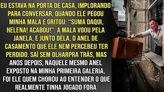 Marido pegou minha mala, jogou pela janela e gritou: “Suma daqui!” Mas algo importante caiu junto e