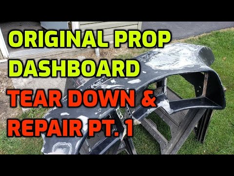 Knight Rider KITT Screen Used Insert Dash Prop Strip Down and Repair!