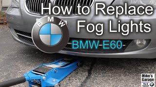 How to Replace Fog Lights on BMW E60\E61