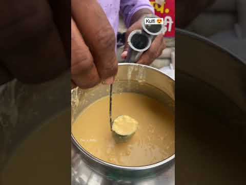 Kulfi making video 🤩😱|| Recipe video 😍|| street food || #kulfi #shorts