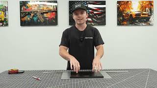 How To Align A Frame On Metal Print